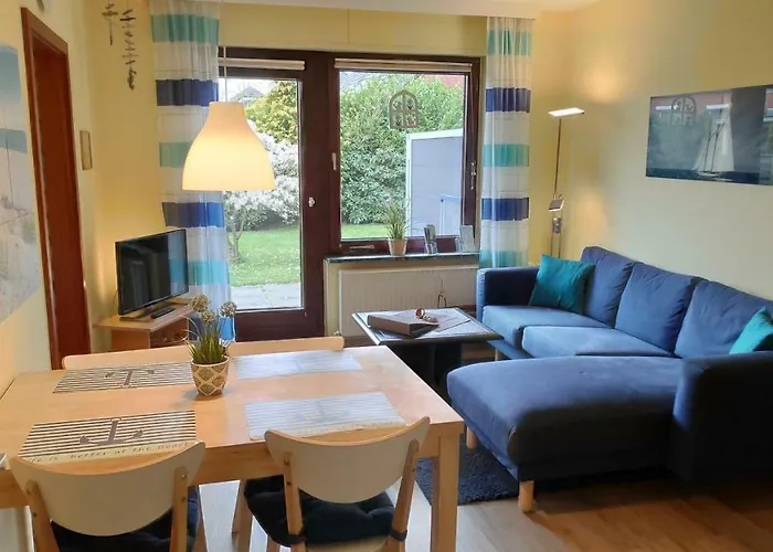 Strandnahe Duhnen - Garten, Strandkorb, 4 Personen Daire Cuxhaven